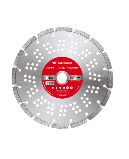 Immagine di DISCO DIAMANTATO HMT D 230 FORO 22,23 WORKDIAMOND FERRO CEMENTO (ARMATO) ASFALTO PER SMERIGLIATRICE