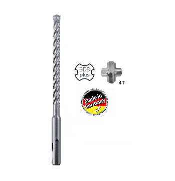 Immagine di PUNTA ELICOIDALE 6 x 115 4 TAGLIENTI CON ATTACCO SDS PLUS HIKOKI HITACHI