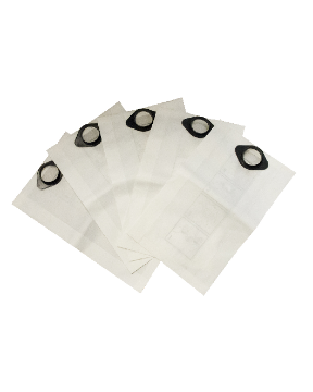 Immagine di SACCO FILTRO RACCOGLITORE IN MICROFIBRA PER ASPIRAPOLVERE ASPIRALIQUIDI WT20 WT30 GNX CF TRENTA LAVOR KIT 5 PZ