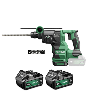 Immagine di TASSELLATORE A BATTERIA DH1826DA VOLT 18 Ah 5,0 BRUSHLESS HIKOKI HITACHI IN VALIGIA