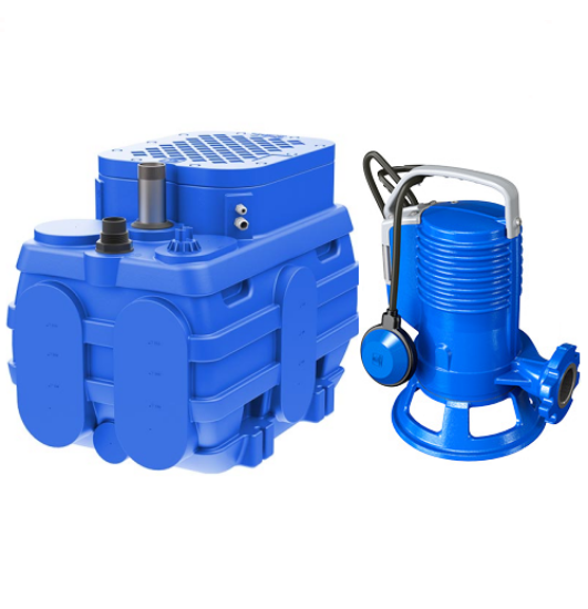 Immagine di ELETTROPOMPA TRITURATRICE KW 0,74 GR BLUEPRO 100 VOLT 220 CON VASCA BLUEBOX 150 LITRI ZENIT