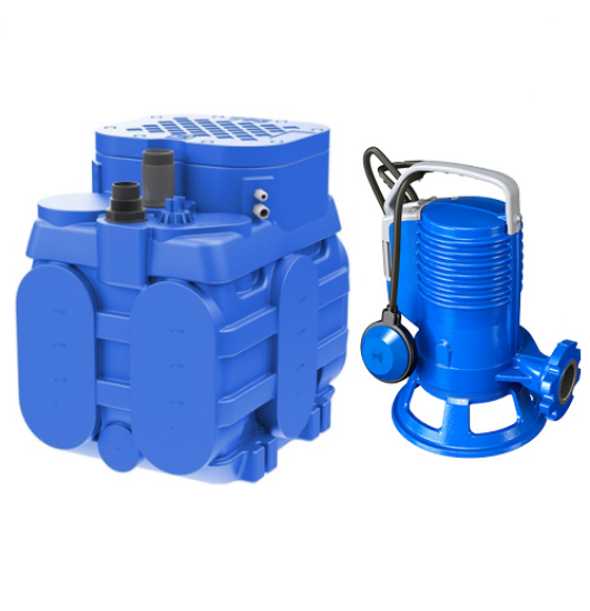 Immagine di ELETTROPOMPA TRITURATRICE KW 0,74 GR BLUEPRO 100 VOLT 220 CON VASCA BLUEBOX 90 LITRI ZENIT