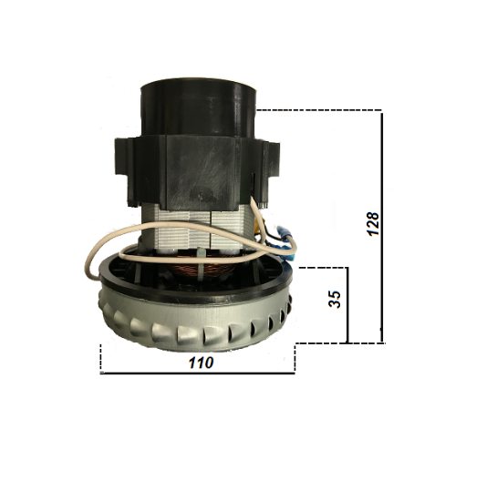 Immagine di MOTORE PER ASPIRAPOLVERE ASPIRACENERE WATT 1000 LAVOR VAC 18 PLUS VAC 20 PLUS FREDDY 4 IN 1 JOKER COMET CM20S VM30S