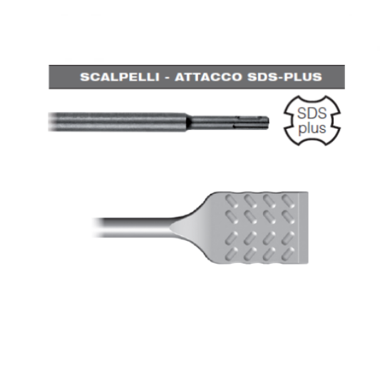 Immagine di SCALPELLO A TAGLIO 50 x 250 CON ATTACCO SDS PLUS HITACHI HIKOKI MARTELLO TASSELLATORE PER PIASTRELLE A PARETE