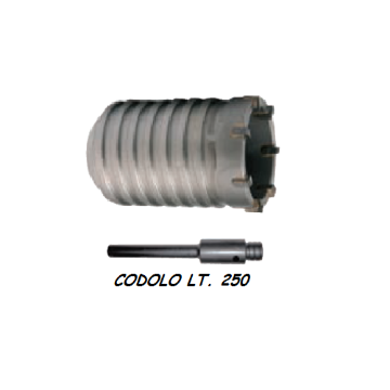 Immagine di CORONA ROTOBATTENTE COMPLETA D 70 FILETTATA CON ATTACCO SDS MAX HITACHI