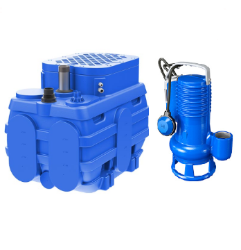 Immagine di ELETTROPOMPA SOMMERSA DG BLUEPRO 100 HP 1 VOLT 220 CON VASCA BLUEBOX 150 LITRI ZENIT