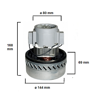 Immagine di MOTORE PER ASPIRAPOLVERE WATT 1100 MOD 4100 4300 4400 ANNOVI REVERBERI