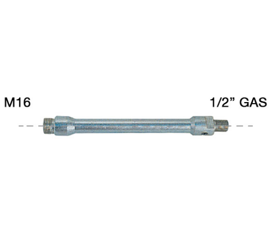 Immagine di PROLUNGA PER FORETTO DIAMANTATO M16 MASCHIO 1/2" GAS MASCHIO LT. 200 mm