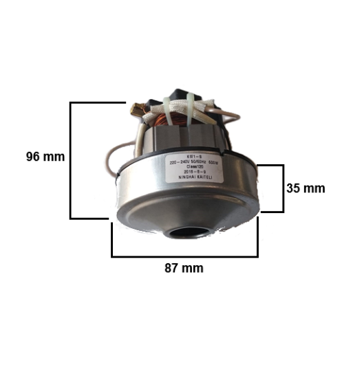 Immagine di MOTORE PER ASPIRAPOLVERE WATT 600 E12 ANNOVI REVERBERI