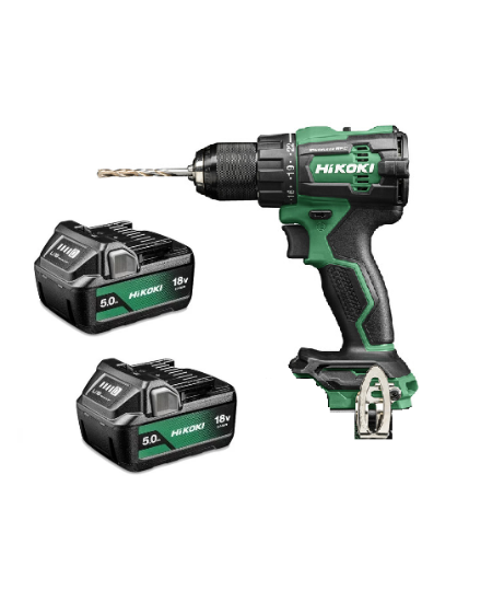 Immagine di TRAPANO AVVITATORE A BATTERIA CON PERCUSSIONE DV18DE VOLT 18 Ah 5,0 Nm 70 BRUSHLESS HIKOKI