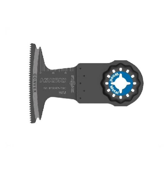 Immagine di LAMA PER UTENSILE MULTIFUNZIONE MSD65PBC 65x40 HIKOKI HITACHI PER METALLO E LEGNO ATTACCO STARLOCK
