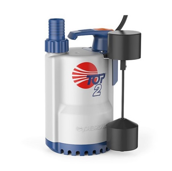 Immagine di ELETTROPOMPA SOMMERSA TOP 2 GM HP 0,5 VOLT 220 PEDROLLO CON GALLEGGIANTE ARRETRATO PER ACQUE CHIARE