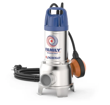 Immagine di ELETTROPOMPA SOMMERSA VORTEX FAMILY HP 0,70 VOLT 220 PEDROLLO