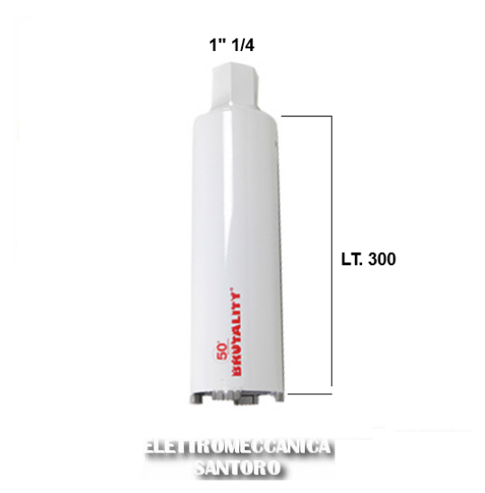 Immagine di CORONA FORETTO A SECCO DIAMANTATO D 162 X 300 ATTACCO 1" 1/4 PER CAROTATRICE BRUTALITY SIFA