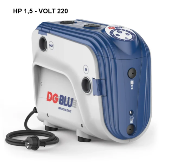 Immagine di GRUPPO DI PRESSIONE AUTOCLAVE CON INVERTER DG-BLU 5 HP 1,5 PEDROLLO  