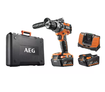 Immagine di TRAPANO AVVITATORE BRUSHLESS A BATTERIA CON PERCUSSIONE BSB18C2BLLI-402C VOLT 18 Ah 4,0 Nm 65 AEG