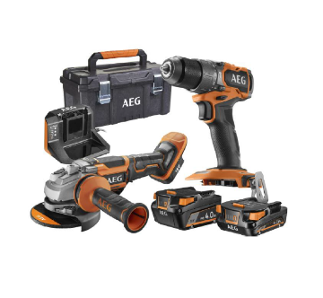 Immagine di SMERIGLIATRICE A BATTERIA BRUSHLESS BEWS18-125BL VOLT 18 Ah 4,0 + AVVITATORE A BATTERIA A PERCUSSIONE BRUSHLESS BSB18SBL2 VOLT 18 Ah 2,0 AEG