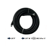 Immagine di TUBO PROFESSIONALE MT 10 PER IDROPULITRICE BAR 250 1/4 GRADI 150° ATTACCO 3/8 F + 3/8 F