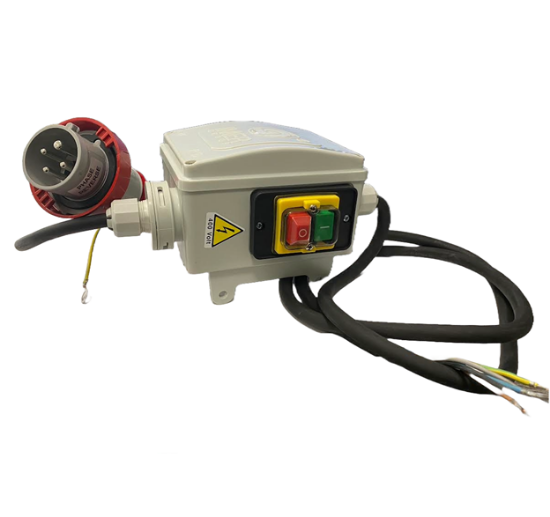 Immagine di QUADRO ELETTRICO INTERRUTTORE SALVAMOTORE IMER PER SEGATRICE PER LEGNO H110 VOLT 380 TRIFASE