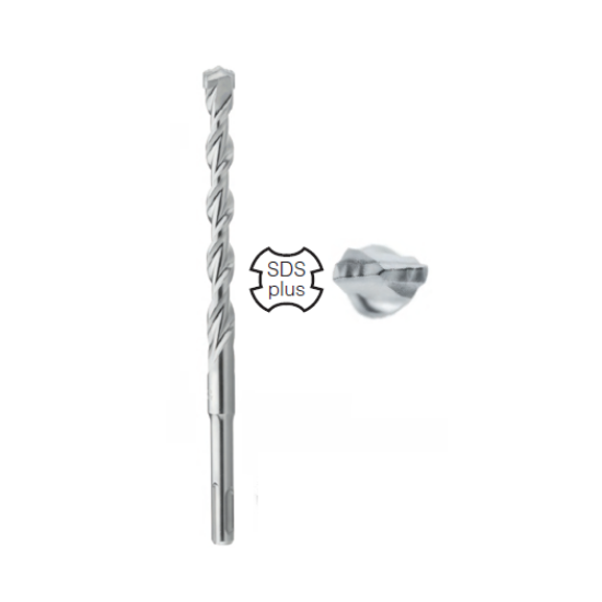 Immagine di PUNTA ELICOIDALE 12 x 160 2 TAGLIENTI CON ATTACCO SDS PLUS HIKOKI HITACHI