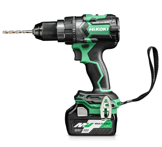 Immagine di TRAPANO AVVITATORE A BATTERIA CON PERCUSSIONE DV18DC MULTI VOLT Nm 140 HIKOKI