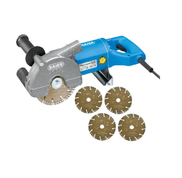 Immagine di SCANALATORE BDN 453/2 WATT 1800 TRACCE 35 mm PROFONDITA' 45 mm CON 2 DISCHI DIAMANTATI + 2 IN OMAGGIO BAIER