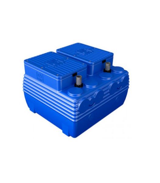 Image de VASCA DI SOLLEVAMENTO BLUEBOX 400 LITRI + FIX + PVC 1"1/2 + NOGALL ZENIT